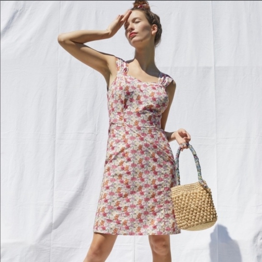 Rouje Marge Dress in Liberty Coven Rose size 34 NWT